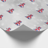 England Großbritannien Britische Karte Geschenkpapier (Ecke)