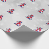 England Großbritannien Britische Karte Geschenkpapier (Ecke)