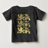 England - Großes Siegel von König Richard Das Lion Baby T-shirt (Vorderseite)