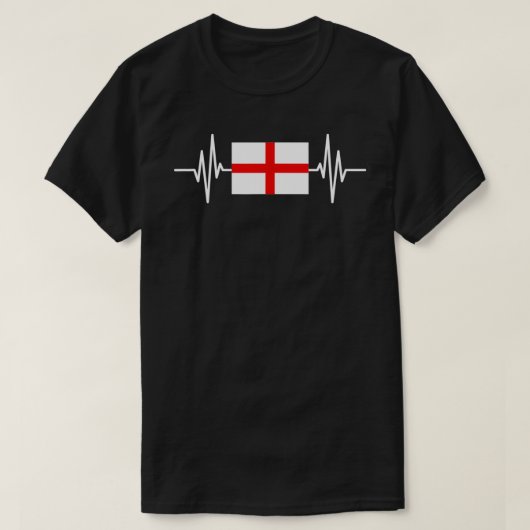 England Heartbeat T-Shirt (Design vorne)