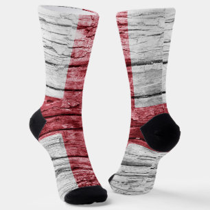England Holzflagge Socken