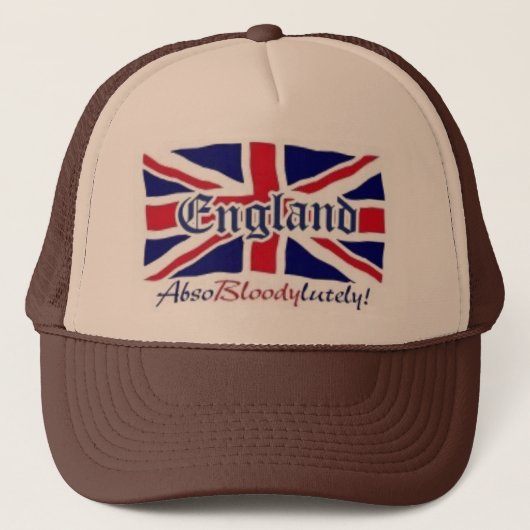 England-Hut Truckerkappe (Vorderseite)
