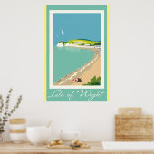 England Insel Wight Vintage Travel Poster (Küche)