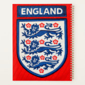 England International Football club badge Planer (Rückseite)