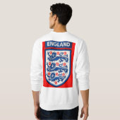 England International Football club badge T-Shirt Sweatshirt (Schwarz voll)