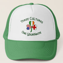England Irland USA Shamrock Flag Personalisiert 