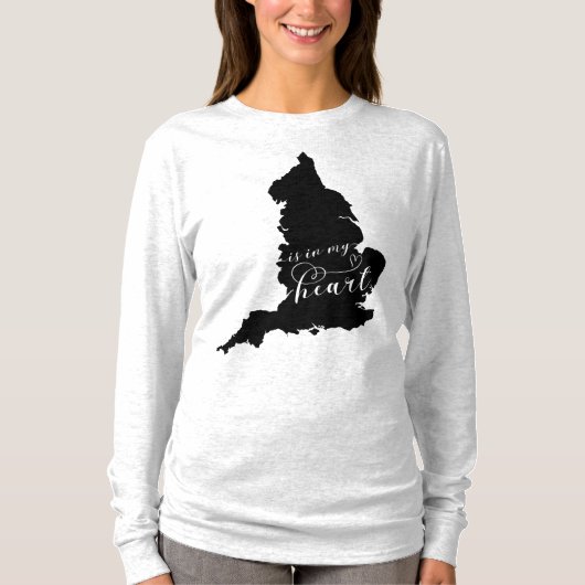 England ist in meinem Herzen T-Shirt (Vorderseite)