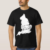 England ist in meinem Herzen T-Shirt (Vorderseite)