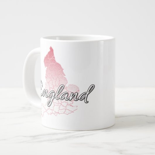 England Jumbo-Tasse (Vorderseite Links)