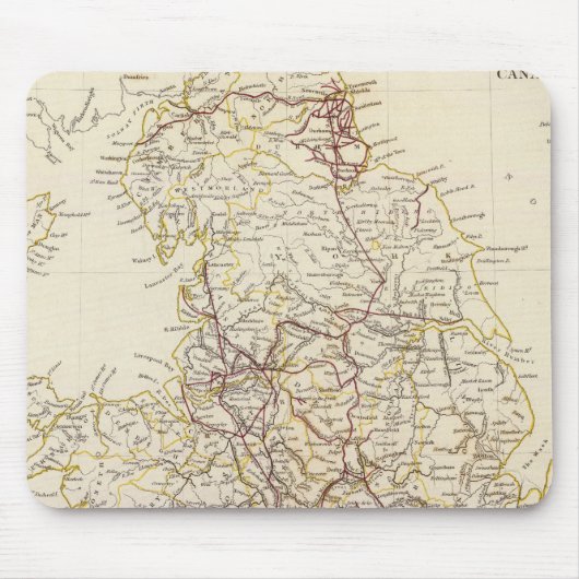 England Kanäle, Eisenbahnen Mousepad (Vorne)