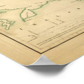 England Karte Poster (Ecke)