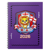 England Kinder Notizblock (Vorderseite)