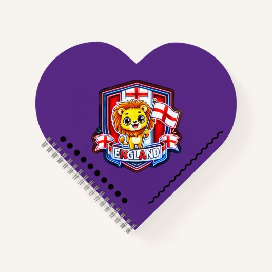 England Kinder Notizblock (Vorderseite)