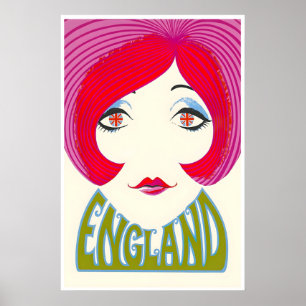 England Kunst London Druck Englisches Reiseplakat Poster