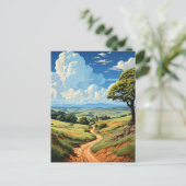 England Landschaft Postkarte (Stehend Vorderseite)