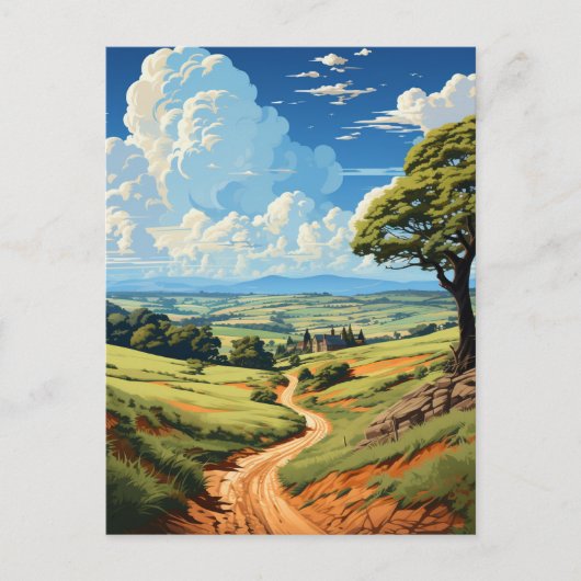 England Landschaft Postkarte (Vorderseite)