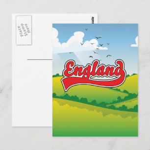 England Landschaft Reiseplakat Postkarte