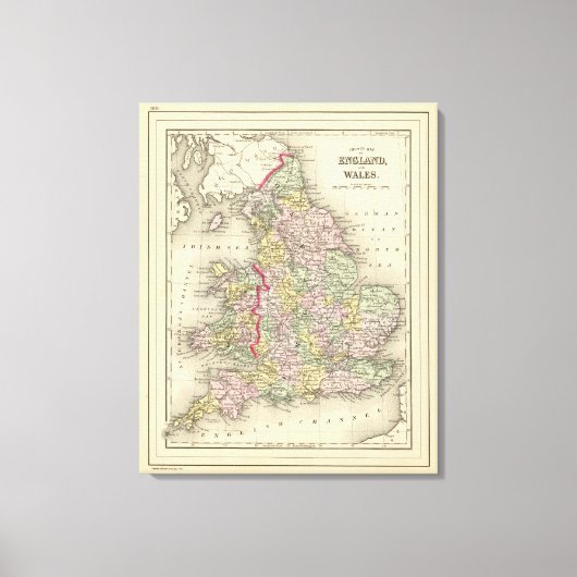 England, Leinwanddruck (Vorderseite)