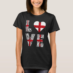 England Liebe St George's Cross English Roots Engl T-Shirt