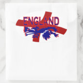 England Lion Roar St George Oval Aufkleber (Tasche)