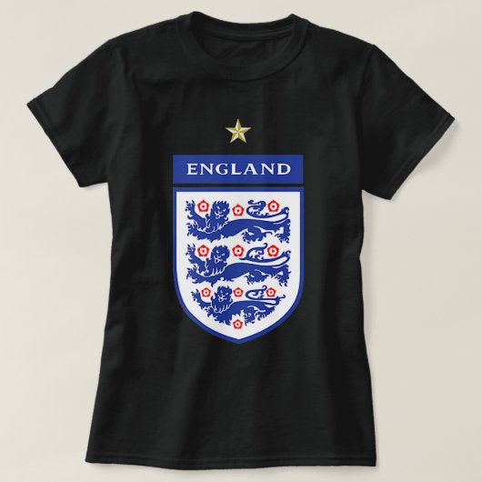 England lionesses football 2022 Three Heraldic Lio T-Shirt (Design vorne)