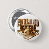 England Lionesses Gold Abzeichen Button (Vorne & Hinten)