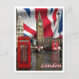 England - London - Big Ben - Postkarte