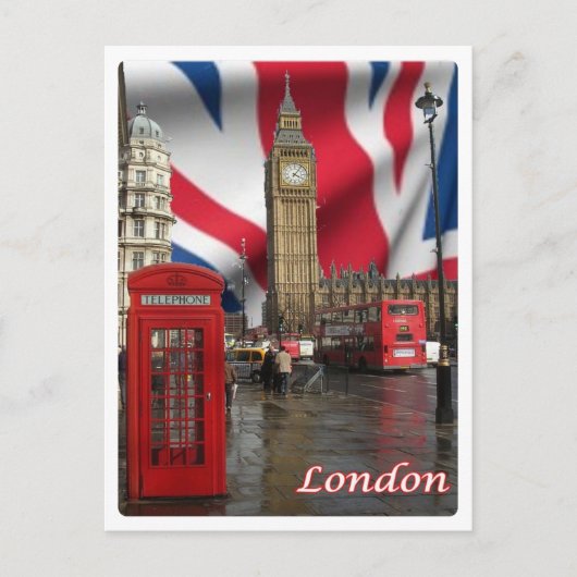 England - London - Big Ben - Postkarte (Vorderseite)