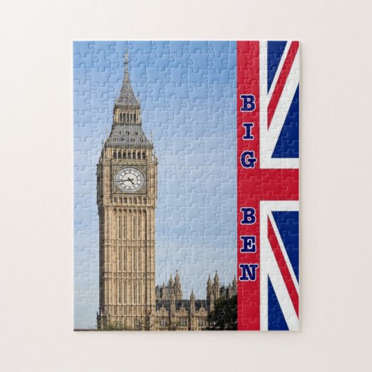England - London - Big Ben - Puzzle (Vertikal)
