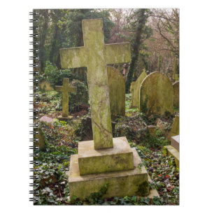 England, London, Highgate Cemetery, Grabstätte Notizblock