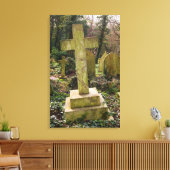England, London, Highgate Friedhof, Gravesite Leinwanddruck (Insitu (Wohnzimmer))