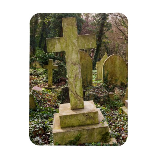 England, London, Highgate Friedhof, Gravesite Magnet (Vertikal)