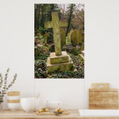 England, London, Highgate Friedhof, Gravesite Poster (Küche)
