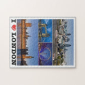 England - London - I Liebe - Puzzle (Horizontal)