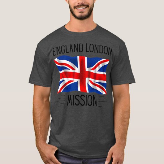 England London LDS Mormon Mission Proud T-Shirt (Vorderseite)