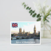 England - London - Palast Westminster - Postkarte (Stehend Vorderseite)