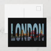 England London Postkarte (Vorne/Hinten)