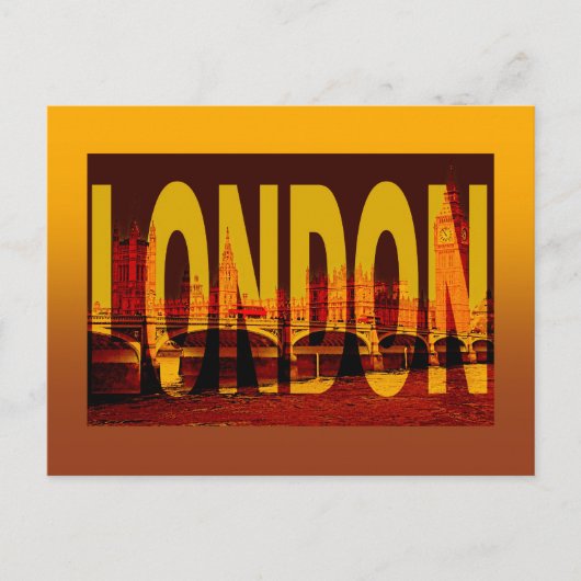 England London Postkarte (Vorderseite)