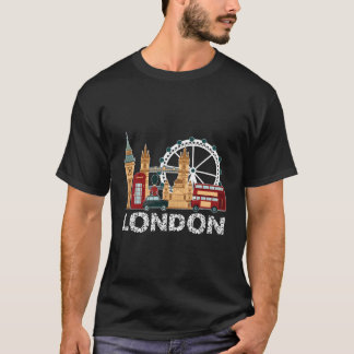 England London Reise Touristen Für T-Shirt