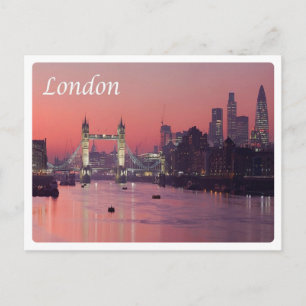 England - London - Themse - Postkarte
