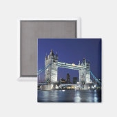 England, London, Tower Bridge 3 Magnet (Vorderseite/Rückseite)