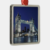 England, London, Tower Bridge 3 Silbernes Ornament (Rechts)