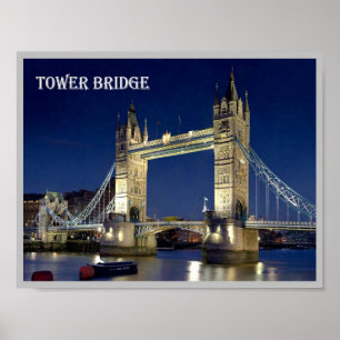 England - London - Tower Bridge - Poster