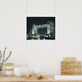 England, London, Tower Bridge. Poster (Küche)