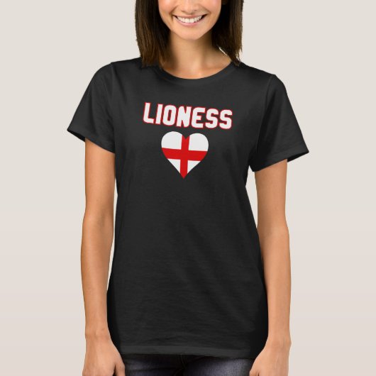 England Löwinnen Fußball   T-Shirt (Vorderseite)