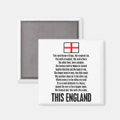 England Magnet (Vorderseite/Rückseite)