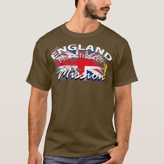 England Manchester Mormon LDS Mission T-Shirt (Vorderseite)