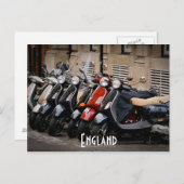 England Motorrad Postcard Postkarte (Vorne/Hinten)