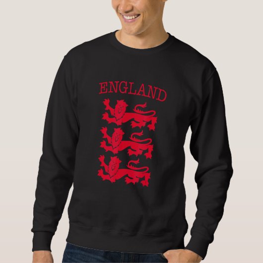 England Nation Pride Distressed British Sweatshirt (Vorderseite)