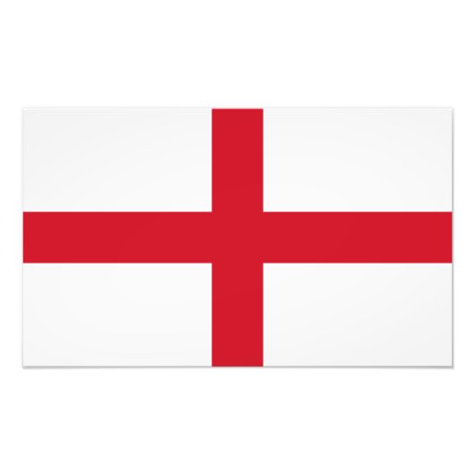 England - Nationale Flagge Fotodruck (Vorne)